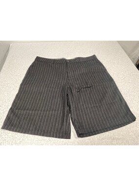 Vtg O’Neil Shorts Pin Stripe Black White Logo Y2K Men Size 38